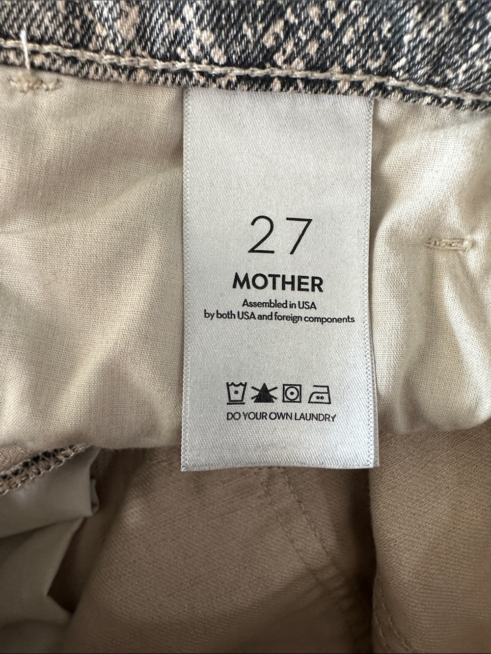 Mother Jeans The Hustler Flood Ankle Wide Leg Jeans in Boa Babe New! - Picture 15 of 16